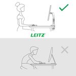 Leitz Ergo Single Monitor Arm Dark Grey 64890089
