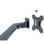 Leitz Ergo Dual Monitor Arm Dark Grey 65370089
