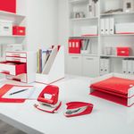Leitz WOW Magazine File Duo Colour White/Red 53621026