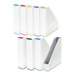Leitz WOW Magazine File Duo Colour White/Red 53621026