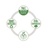 Leitz Recycle NeXXt Stapler 25 Sheets Green 56060055