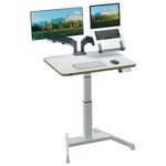 Leitz Ergo Electric Sit/Stand Height Adjustable Desk Small 65341001