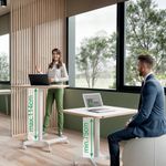 Leitz Ergo Sit/Stand Height Adjustable Desk Small 65360001