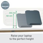 Leitz Ergo Pegboard Desk Organiser with Laptop Holder 65490000