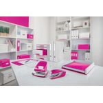 Leitz NeXXt WOW Metal Office Hole Punch Metallic Pink 50081023