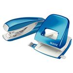 Leitz NeXXt WOW Metal Office Hole Punch Metallic Blue 50081036