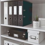 Leitz 180 WOW Lever Arch File A4 80mm Black Pack of 10 10050095