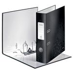 Leitz 180 WOW Lever Arch File A4 80mm Black Pack of 10 10050095