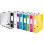 Leitz 180 WOW Lever Arch File A4 80mm Black Pack of 10 10050095