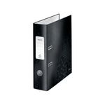 Leitz 180 WOW Lever Arch File A4 80mm Black Pack of 10 10050095