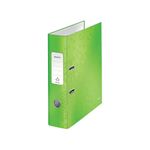 Leitz 180 WOW Lever Arch File A4 80mm Green Pack of 10 10050054