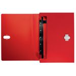 Leitz Recycle Expanding Concertina Project File A4 PP Red (Pack of 5) 46240025
