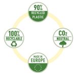 Leitz Recycle Display Book 20 pocket A4 Green (Pack of 10) 46760055