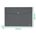 Leitz Recycle Document Wallet Plastic A4 Green (Pack of 10) 46780055