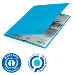 Leitz Recycle Card Folder Elastic Bands A4 Blue (Pack of 10) 39080035