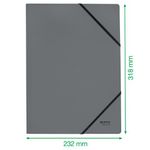 Leitz Recycle Card Folder Elastic Bands A4 Blue (Pack of 10) 39080035