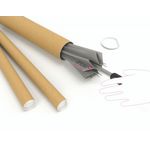 Postal Tube 330x50mm Brown Kraft (25 Pack) PT-050-15-0330