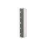 Five Compartment Locker 300x300x1800mm Dark Grey Door M12215GUHY00