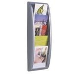 Fast Paper Quick Fit System Wall Display 5xA5 Silver 4063.35