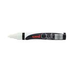Uni-Ball UniChalk PWE5M Glass Marker Bullet Tip White (Pack of 6) 264614000