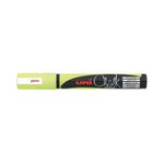 Uni-Ball UniChalk PWE5M Glass Marker Bullet Tip Fluorescent Yellow (Pack of 6) 264622000