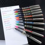 Uni-Ball UB-157 Eye Rollerball Pen Fine Black (12 Pack) 162446000