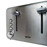 Igenix Stainless Steel Toaster 4-Slice Fcl4001/H IG3204