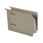 Rexel Multifile 330 Lateral File Manilla 15mm Green (Pack of 50) 78080