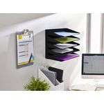 Avery Steel Letter Rack 5 Tier Grey 605