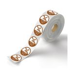 MyCafe Food Label Gluten Free 25mm Removable Pack of 1000 MYC10625