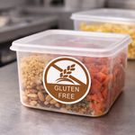 MyCafe Food Label Gluten Free 25mm Removable Pack of 1000 MYC10625