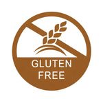 MyCafe Food Label Gluten Free 25mm Removable Pack of 1000 MYC10625