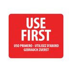 MyCafe Food Label Use First 25x25mm Removable Pack of 1000 MYC10626
