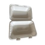 MyCafe Bagasse Meal Box 9x6 Inch Pack of 250 MYC10941