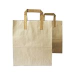 MyCafe Kraft Paper Carrier Bag 260x130x305mm Pack of 250 MYC10949
