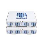 MyCafe Fish and Chip Box Large Pack of 100 MYC10953