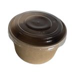 MyCafe Round PE Lined Kraft Bowl 1000ml Pack of 300 MYC11401