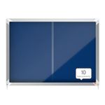 Nobo Premium Plus Felt Lockable Notice Board 8xA4 1902565