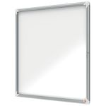 Nobo Premium Plus Outdoor Magnetic Lockable Notice Board 923x969x43mm 12xA4 1902581