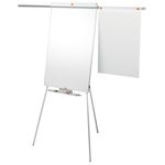 Nobo Shark Flipchart and Drywipe Easel Blue/Silver 1901918