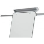 Nobo Piranha Mobile Flipchart and Drywipe Easel Blue/Silver 1901920