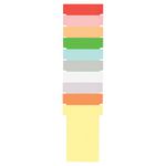 Nobo T-Card Size 2 48x85mm Yellow Pack of 100 2002004