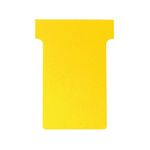 Nobo T-Card Size 3 80x120mm Yellow Pack of 100 2003004