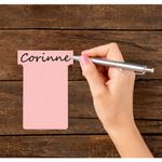 Nobo T-Card Size 3 80x120mm Pink Pack of 100 2003008