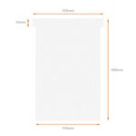 Nobo T-Card Size 4 112x180mm White Pack of 100 2004002