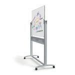 Nobo Diamond Mobile Magnetic Glass Board 1200x900mm 1903943