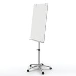 Nobo Glass Mobile Easel Brilliant White 1903949