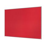 Nobo Essence Felt Notice Board 1800x1200mm Red 1904068