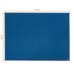 Nobo Essence Felt Notice Board 1200 x 900mm Blue 1904071
