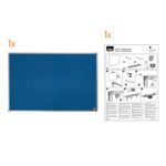 Nobo Essence Felt Notice Board 1200 x 900mm Blue 1904071